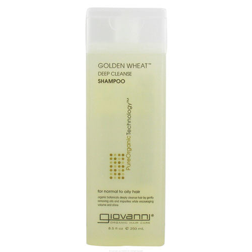 Giovanni Deep Cleanse Hair Shampoo For Normal To Oily Hair, Golden Wheat, 8.5 Oz